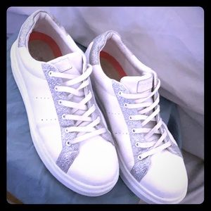 White Leather Skechers